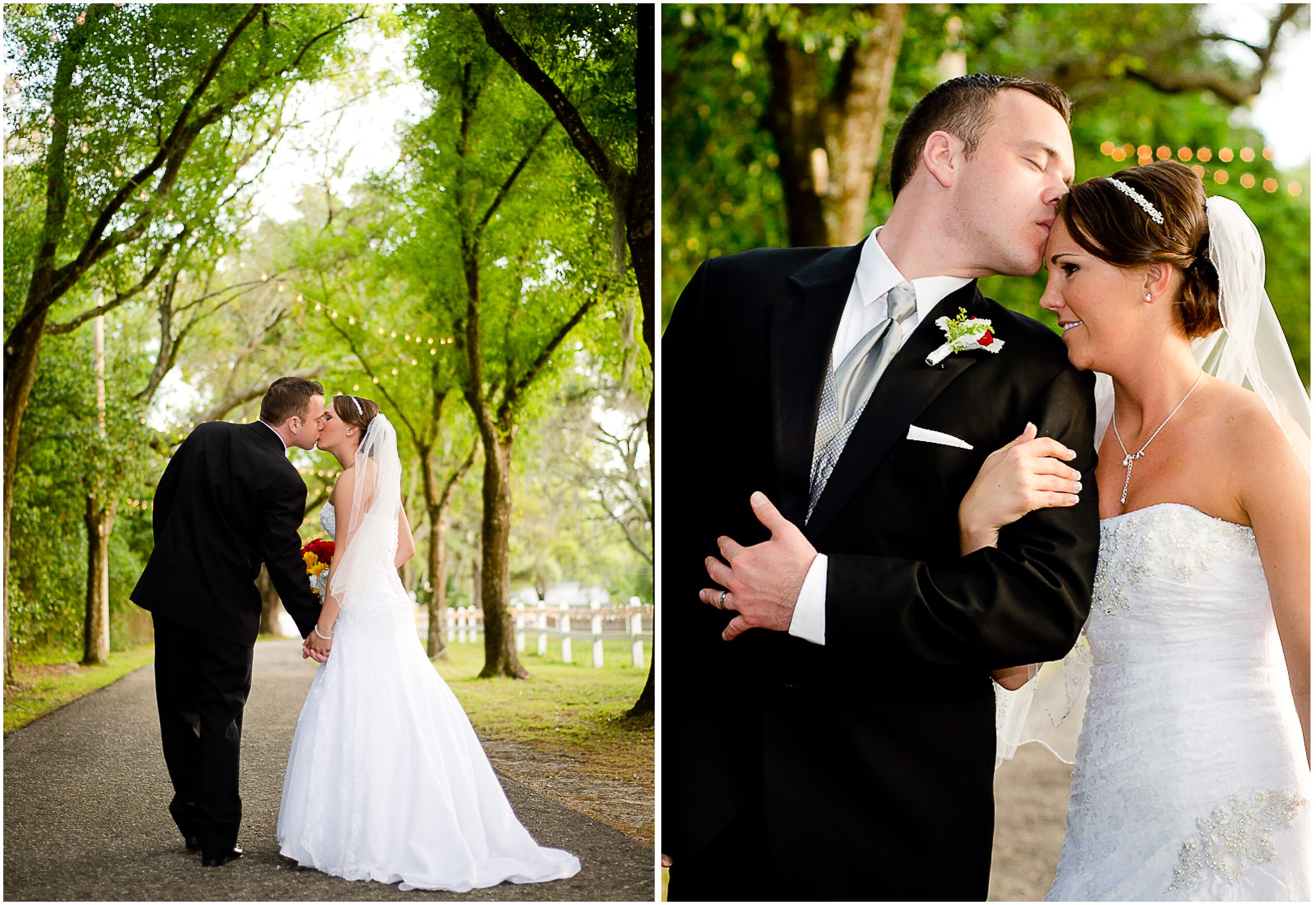 path kissing wedding pictures