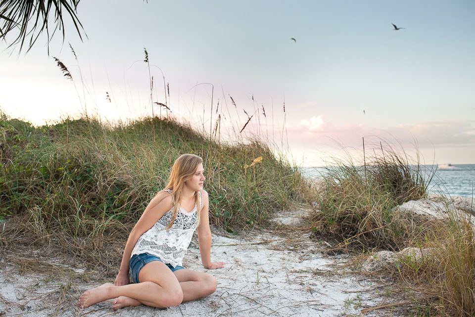 Clearwater Beach senior pictures
