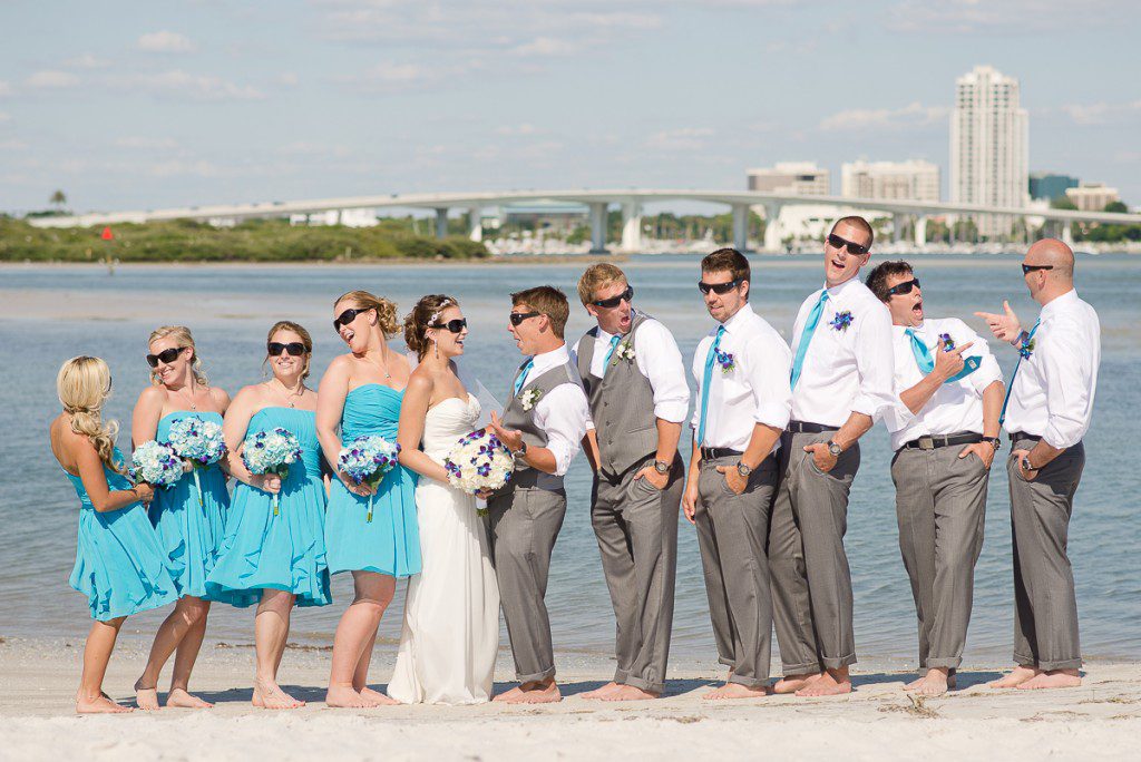 Clearwater Beach wedding pictures